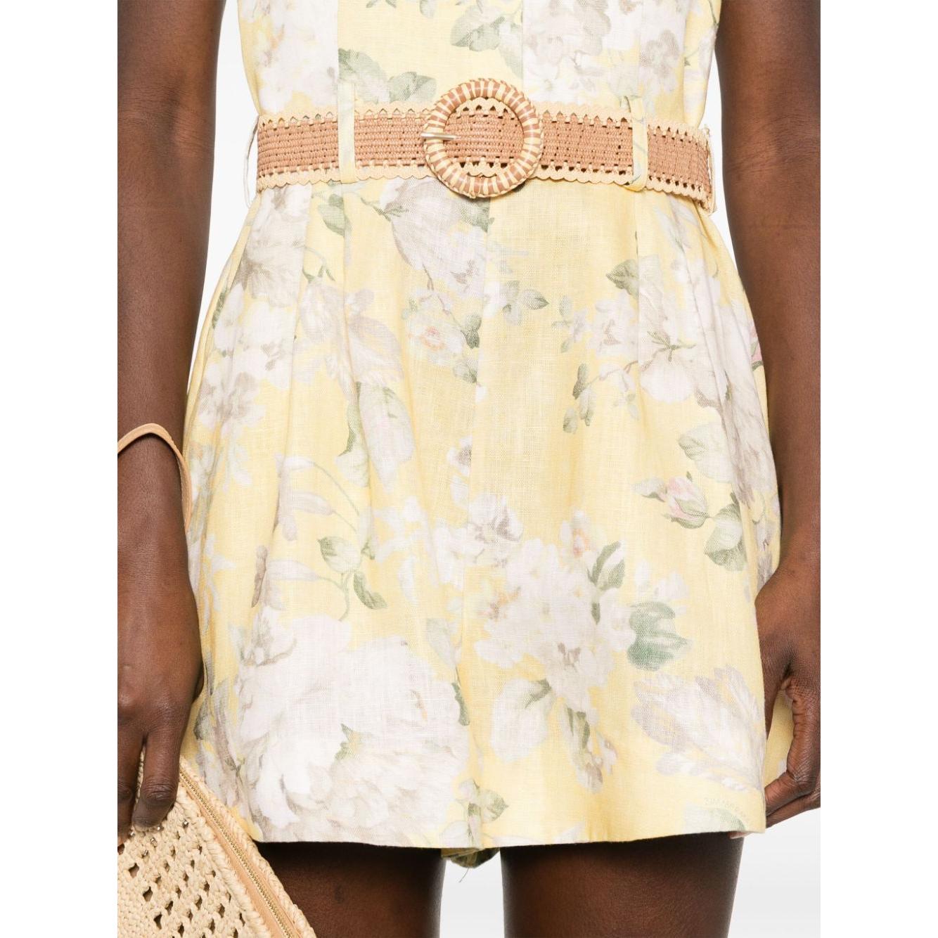 Zimmermann Dresses Yellow Jumpsuits Zimmermann Saddle Brown