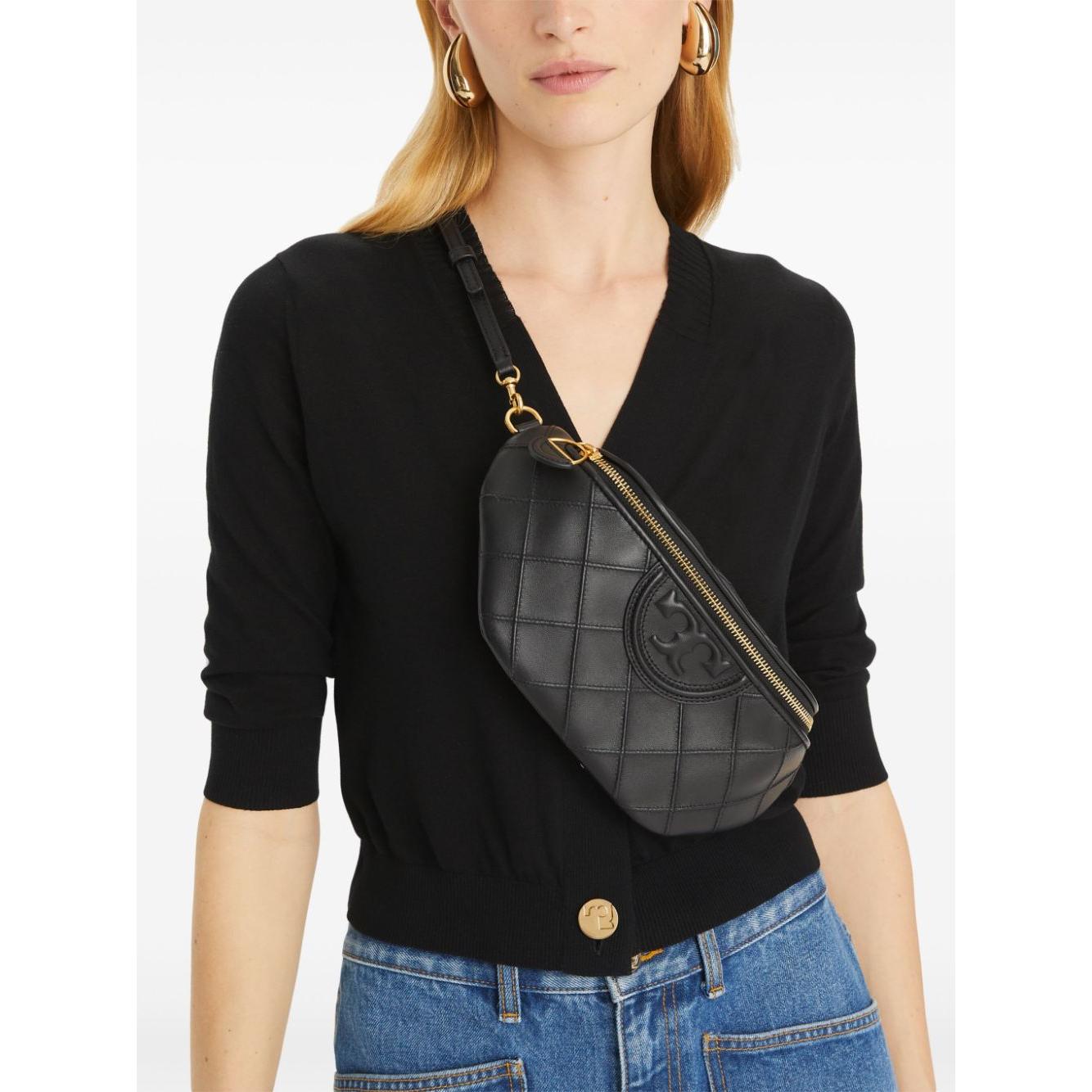 Tory Burch Fleming Soft Convertible Waist Bag Belt bags Tory Burch Dark Slate Gray