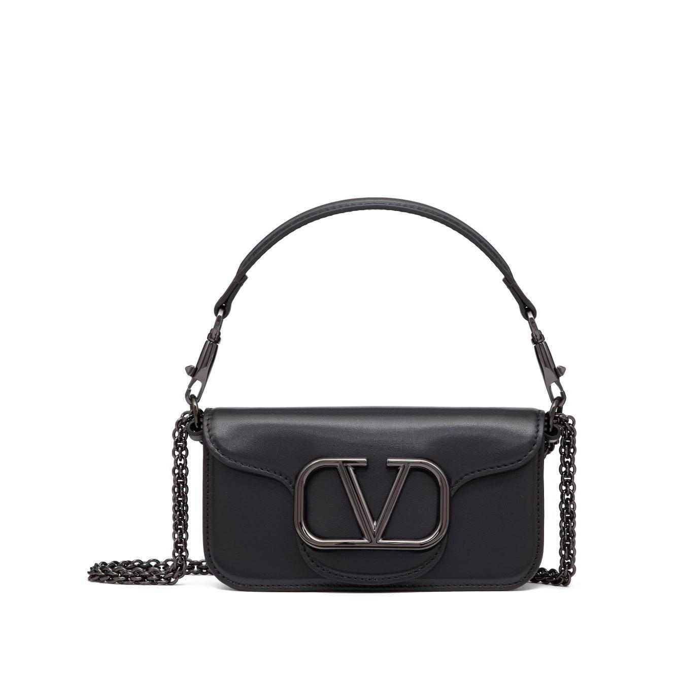 Valentino Garavani Locò small leather shoulder bag WB0K53LPS0NO-P25