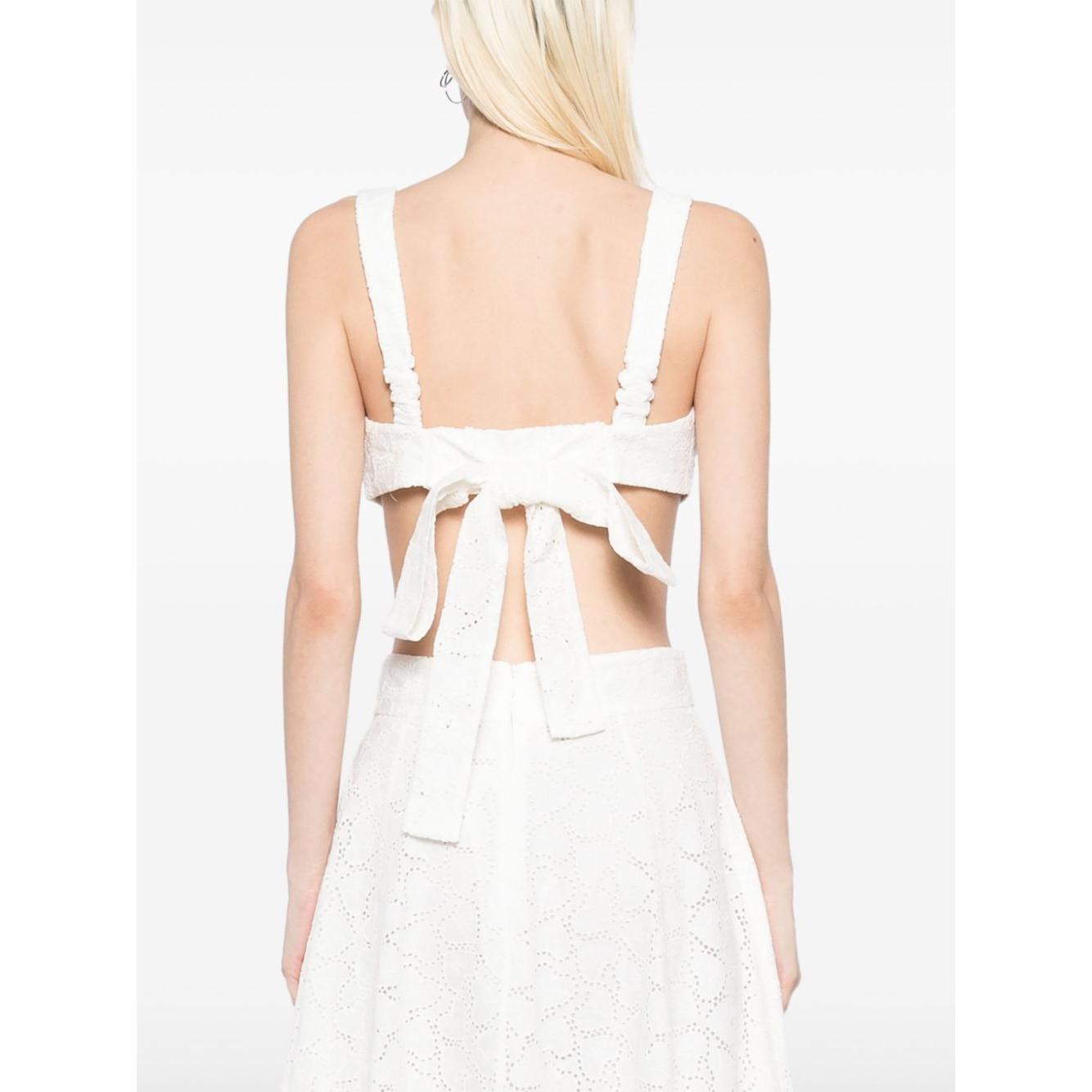 Zimmermann Top White Topwear Zimmermann White Smoke