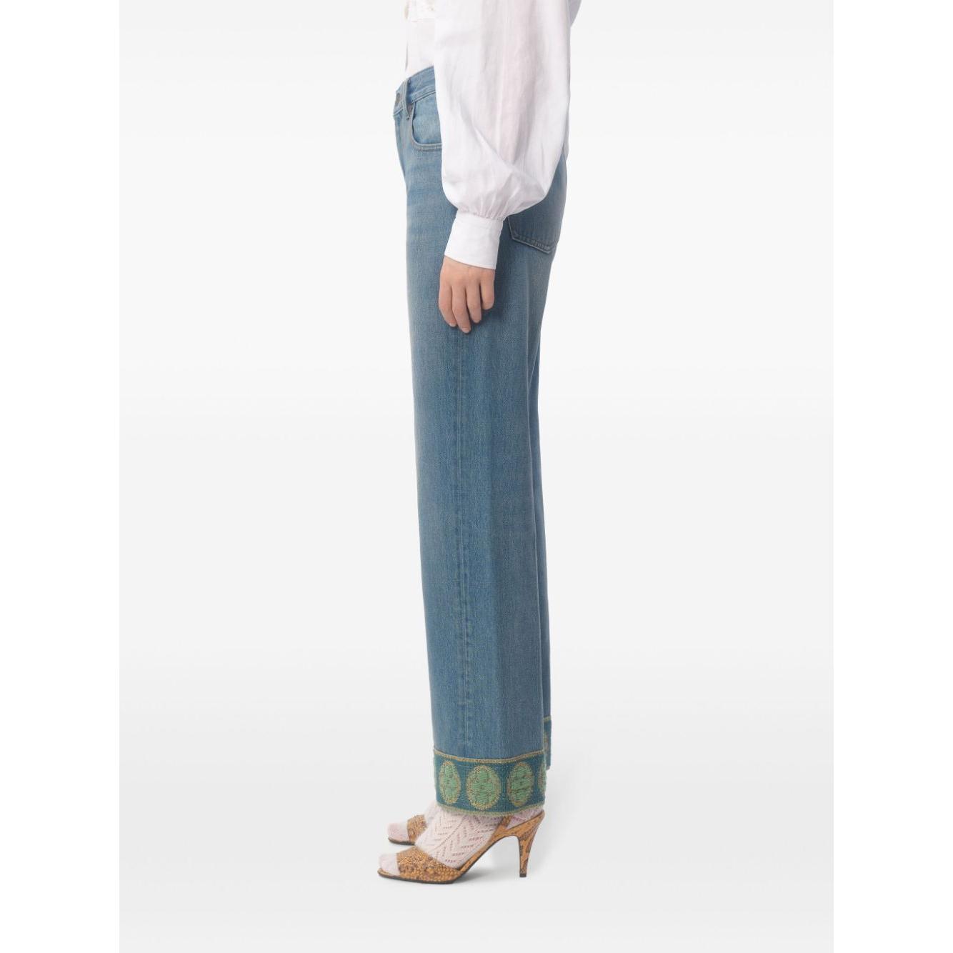 Valentino Jeans Blue Jeans Valentino White Smoke