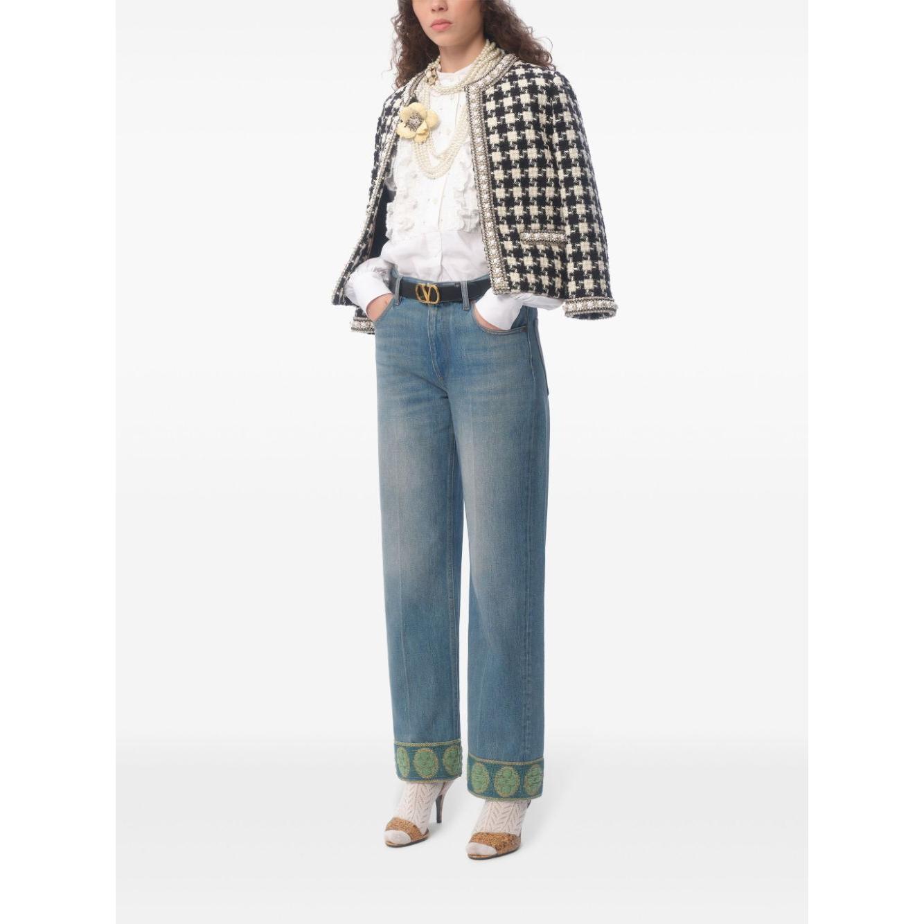 Valentino Jeans Blue Jeans Valentino White Smoke