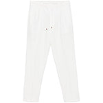 Brunello Cucinelli linen blend drawstring trousers MH255E1710C1900-P25