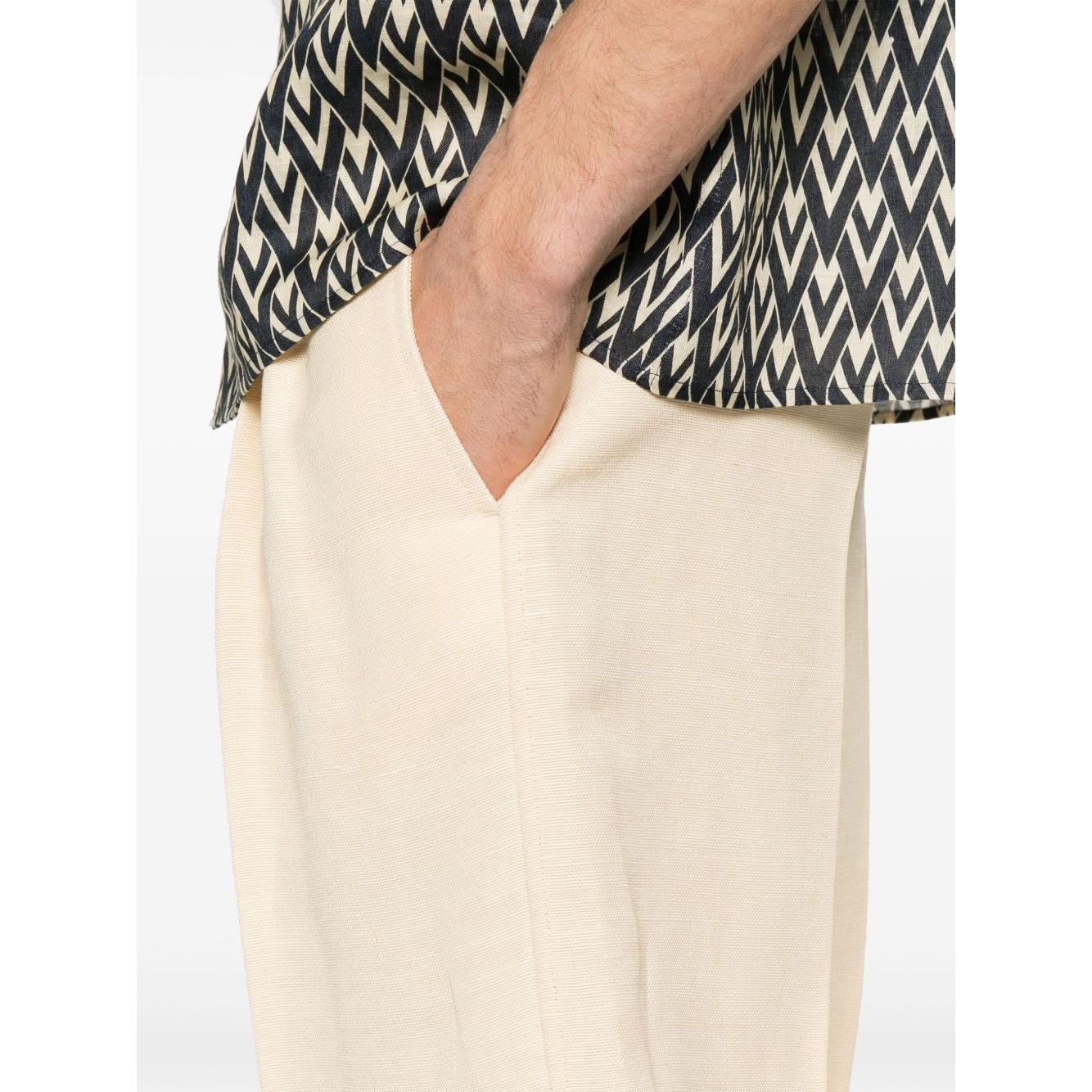 Valentino embossed shorts Short trousers Valentino Antique White