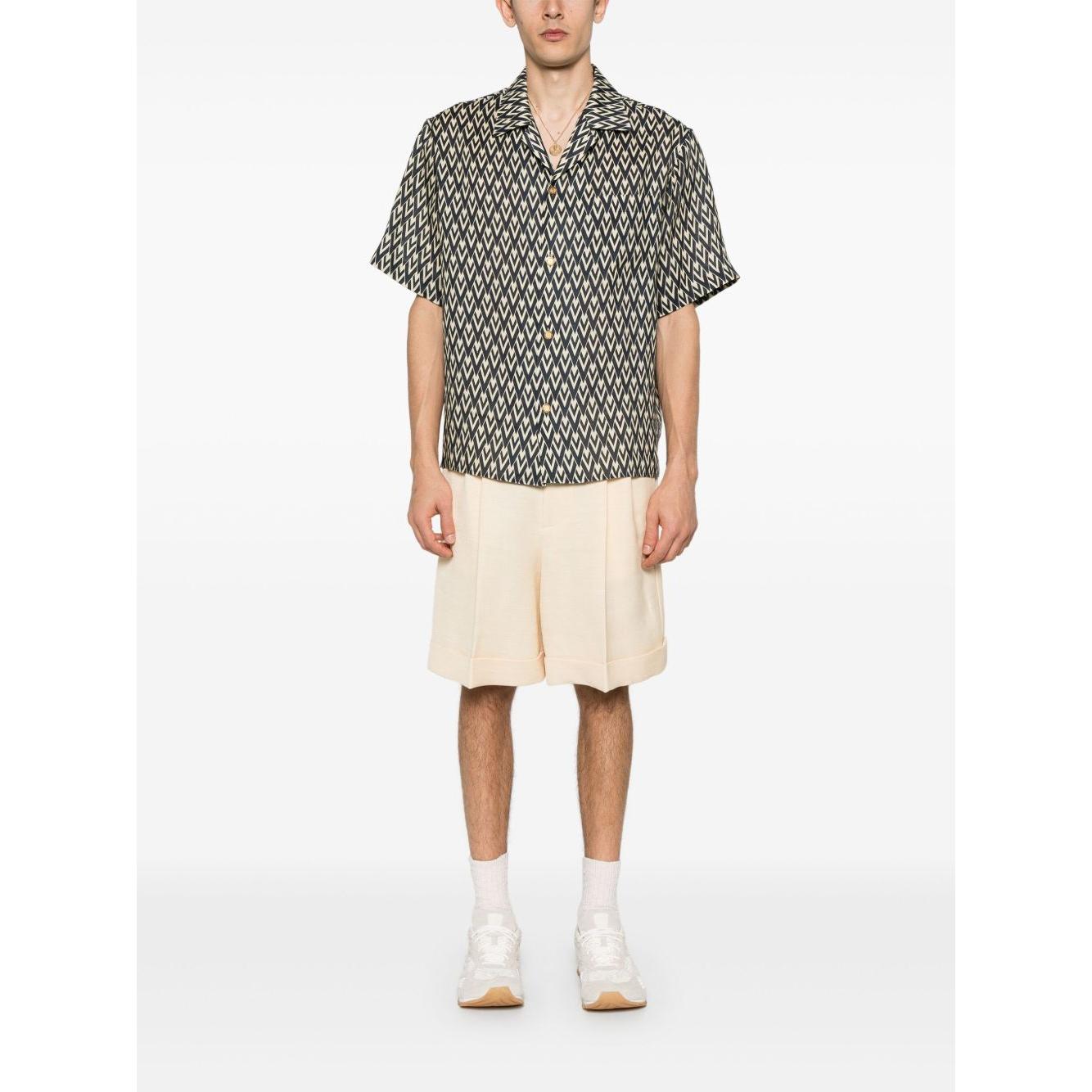 Valentino embossed shorts Short trousers Valentino White Smoke