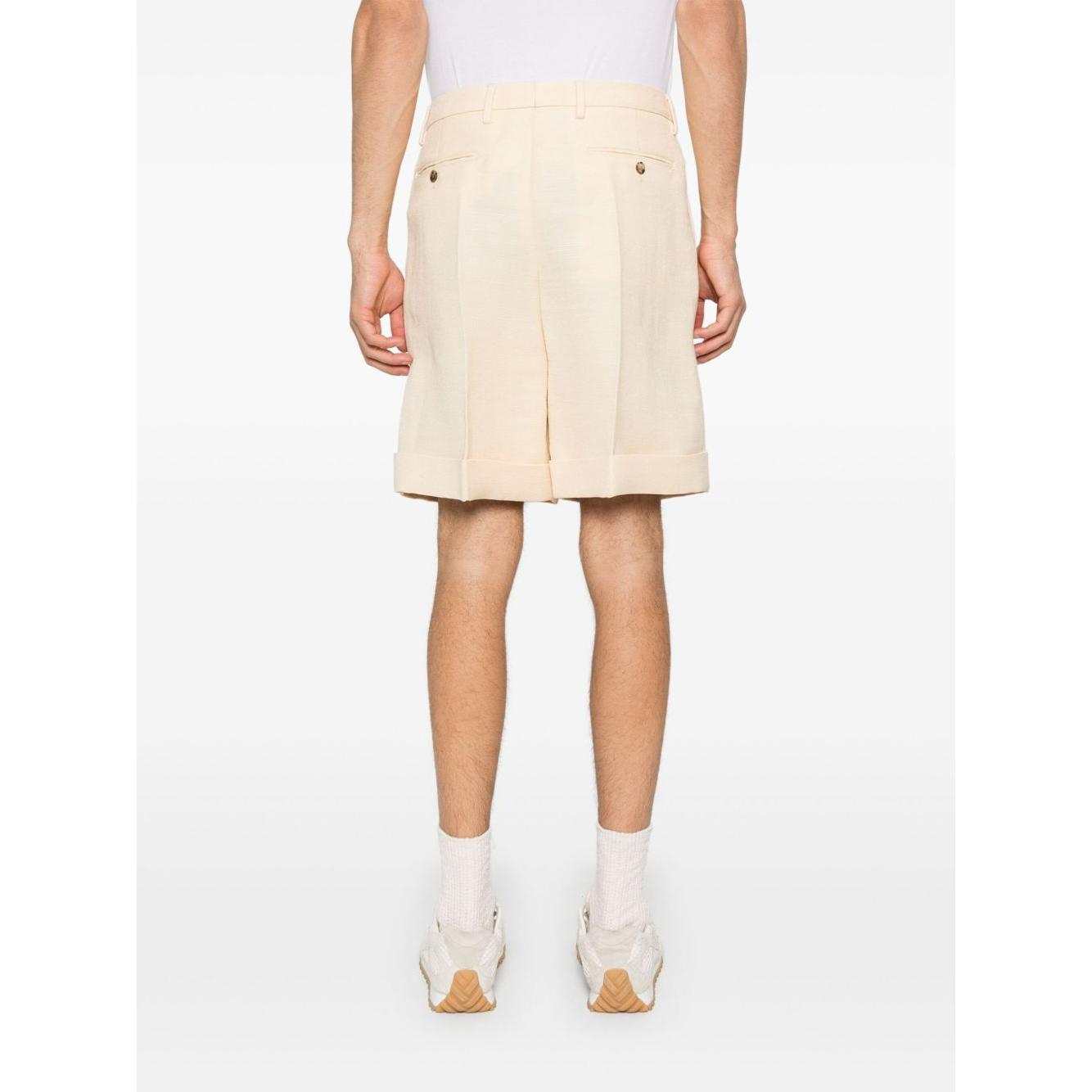 Valentino embossed shorts Short trousers Valentino White Smoke