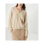 Brunello Cucinelli cotton english rib sweater with shiny detail M19255002C9733-P25