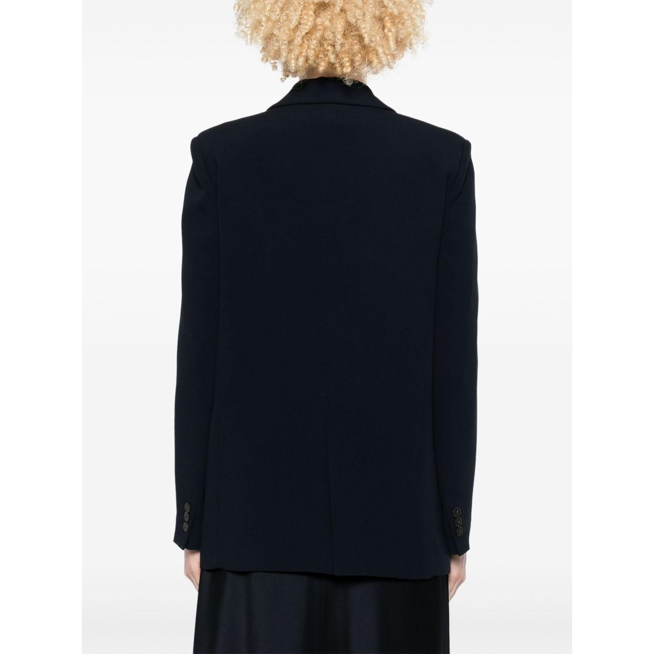 Forte Forte Crêpe Blazer Jackets Forte Forte White Smoke