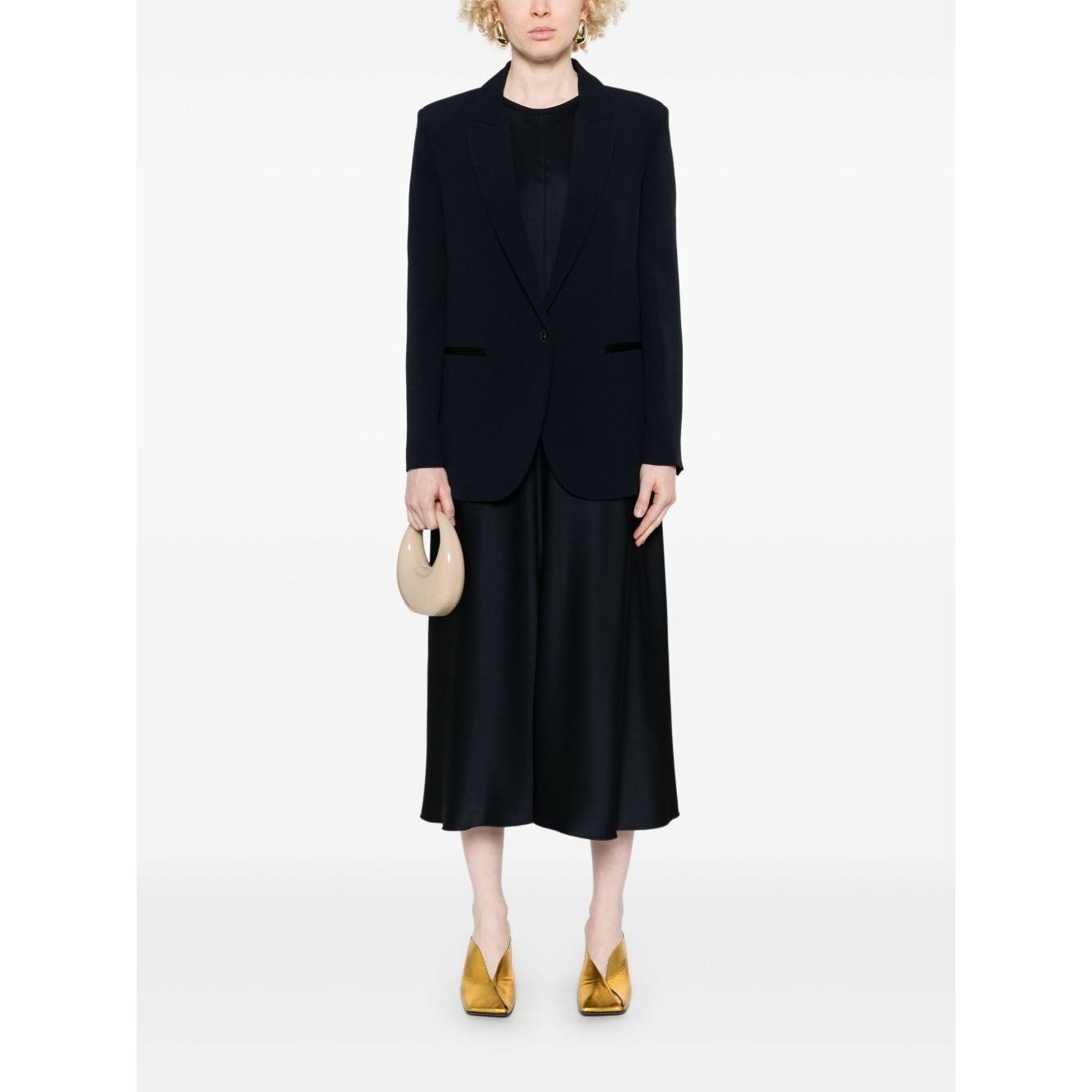 Forte Forte Crêpe Blazer Jackets Forte Forte Black