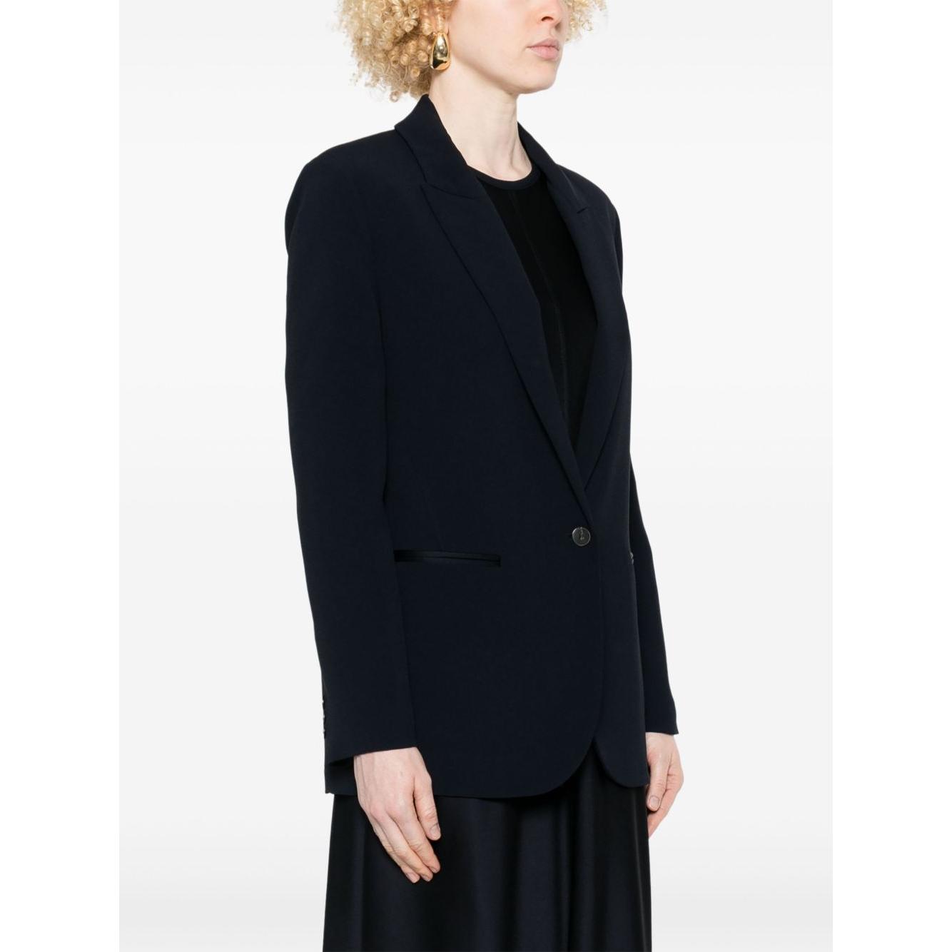 Forte Forte Crêpe Blazer Jackets Forte Forte White Smoke