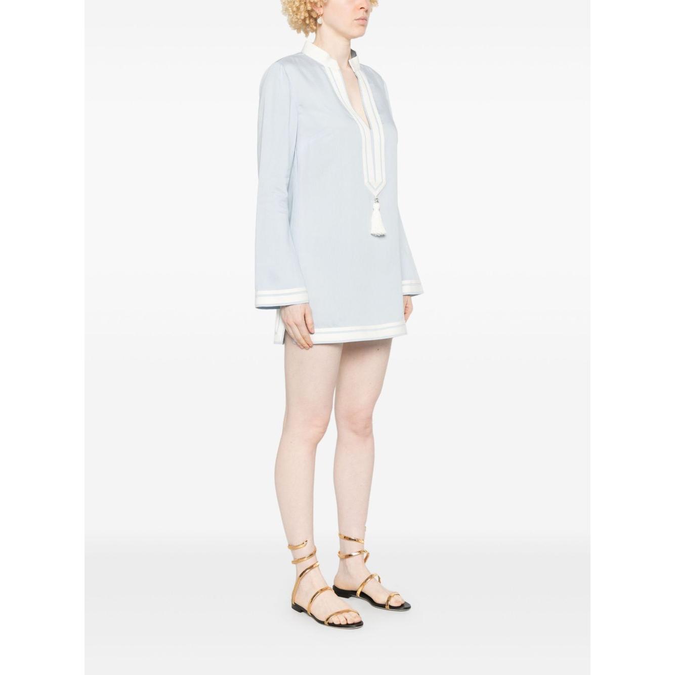 Tory Burch striped tunic in blue Dresses Tory Burch White Smoke