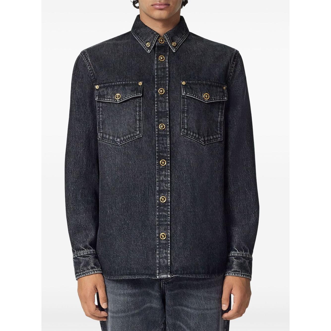 Versace denim shirt 10138871A137181D810-P25