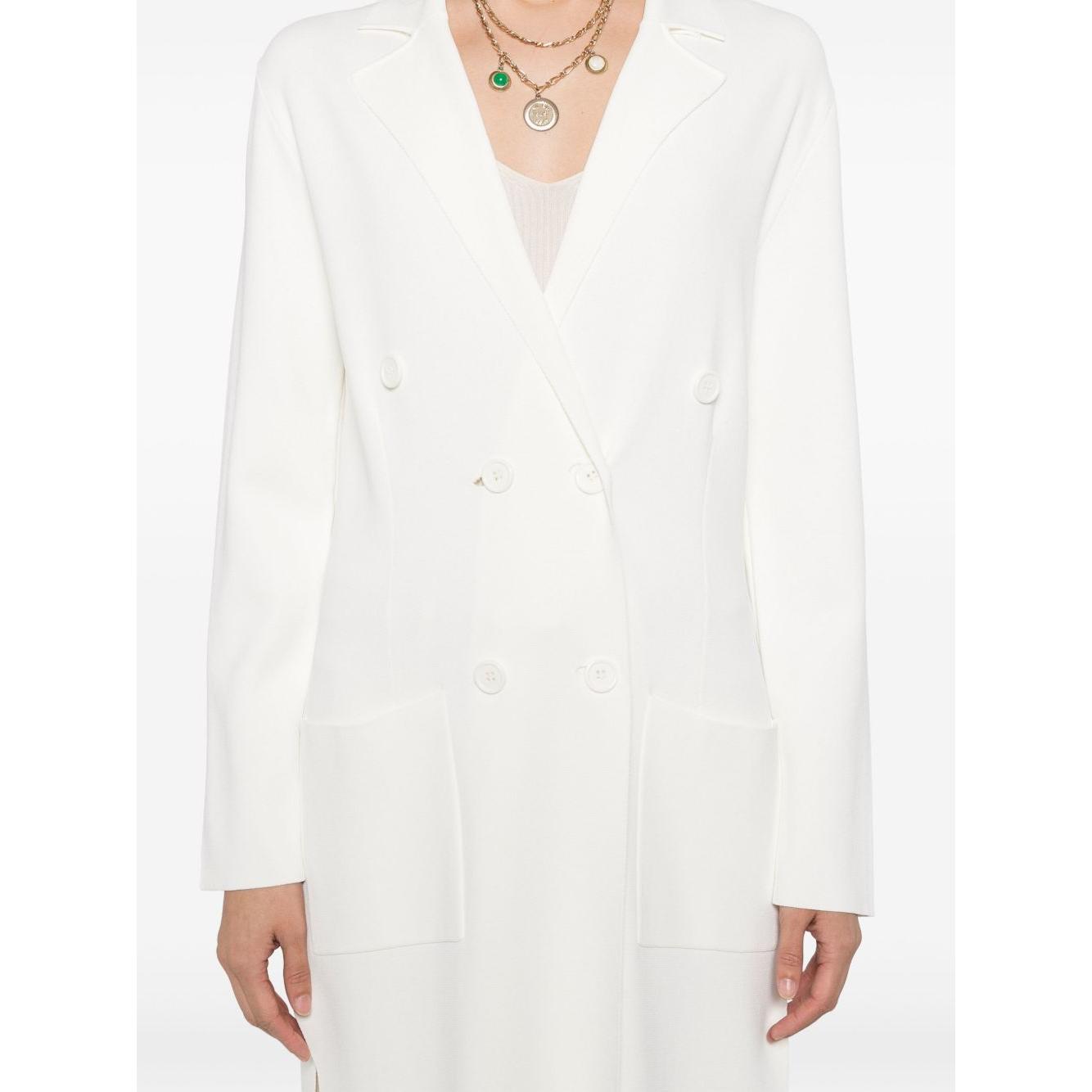 Parosh double-breasted coat Jackets Parosh White Smoke
