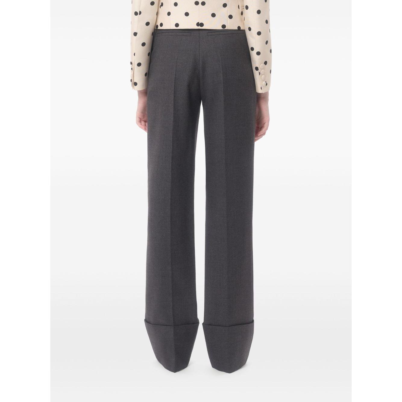 Valentino Trousers Grey Trousers Valentino White Smoke