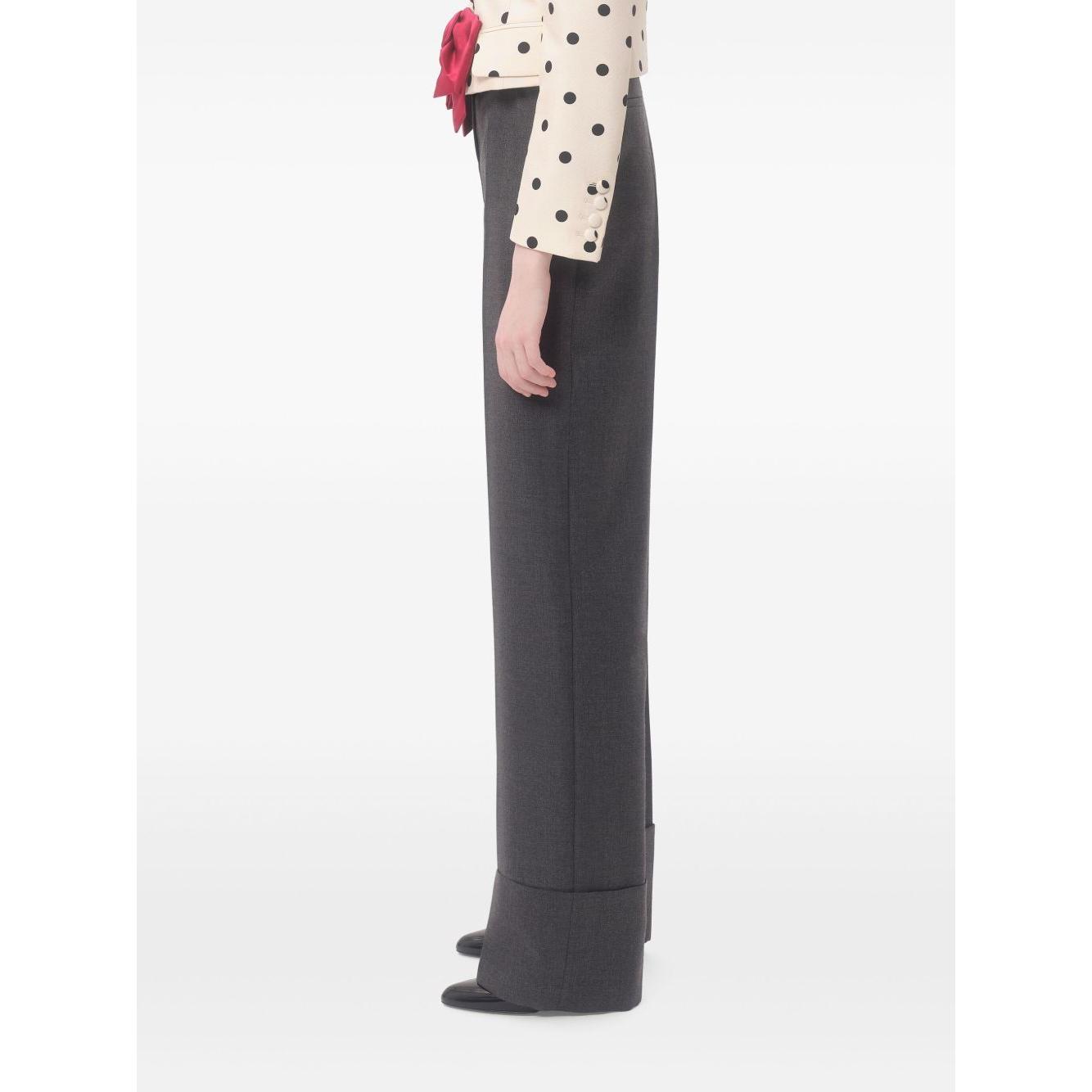 Valentino Trousers Grey Trousers Valentino White Smoke