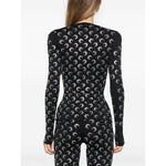 MARINE SERRE Top Black WTS006ACJER0002BK95-P25