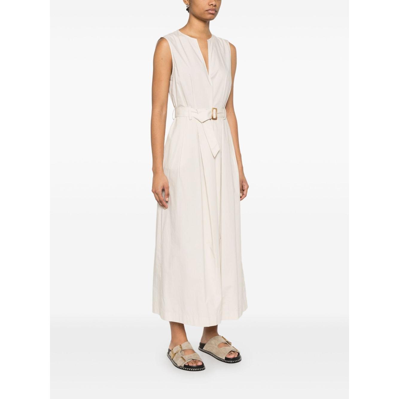 Woolrich belted waist midi dress