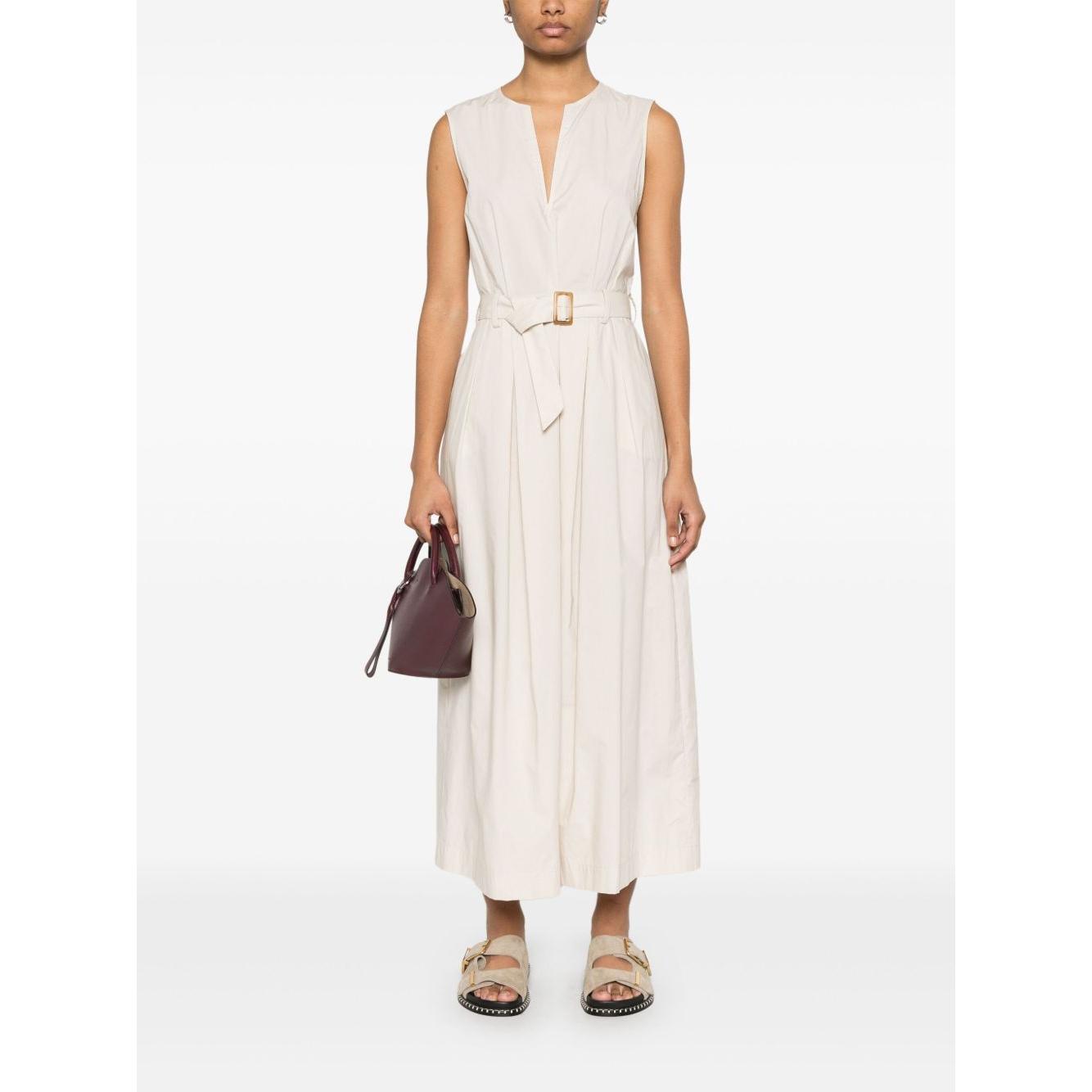 Woolrich belted waist midi dress