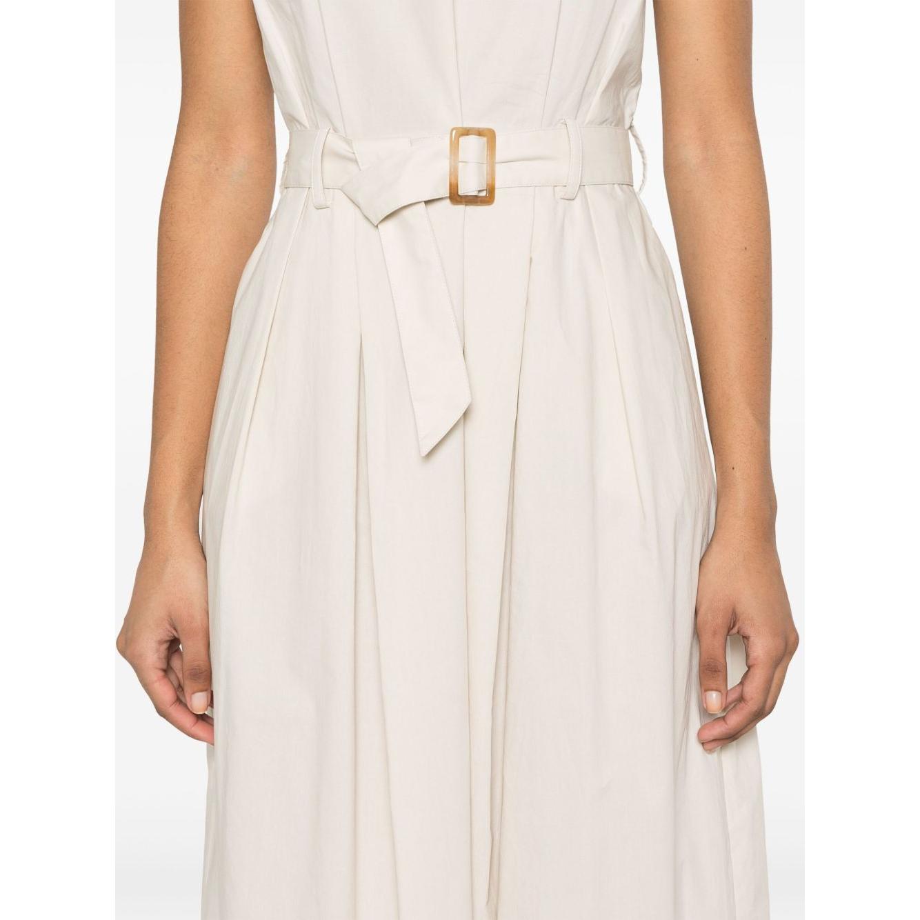 Woolrich belted waist midi dress