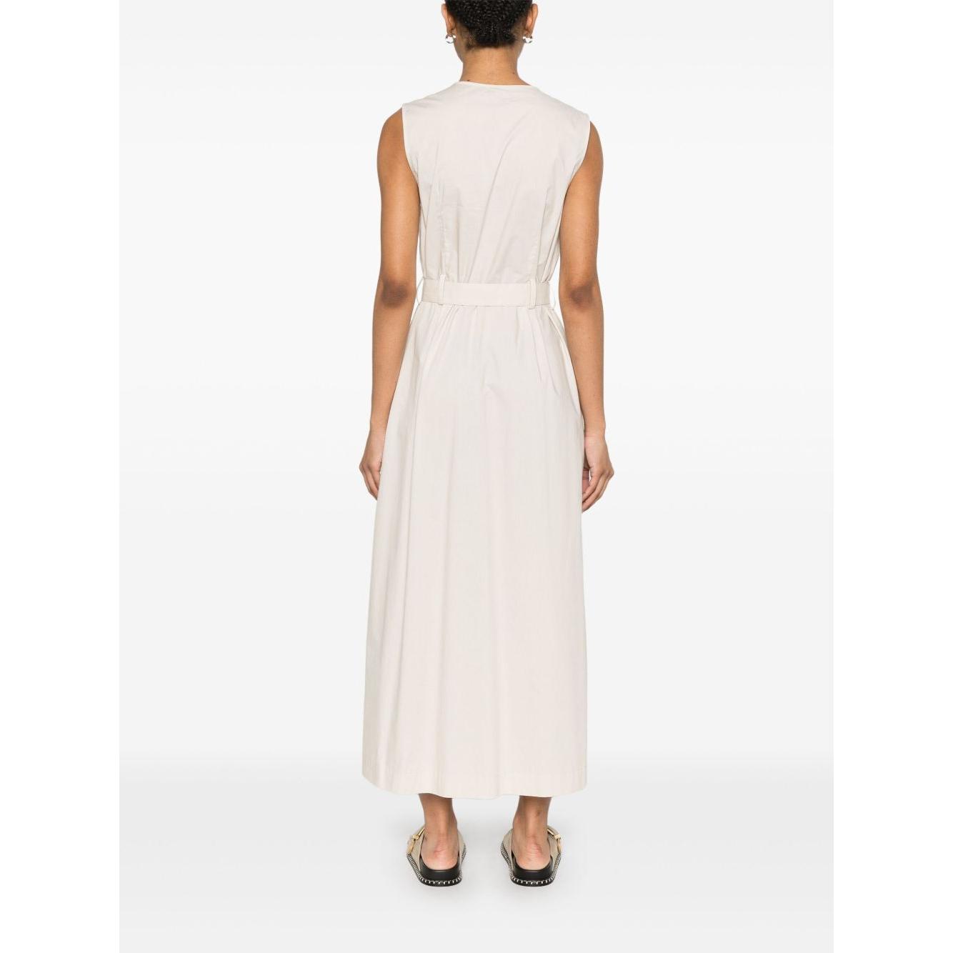 Woolrich belted waist midi dress