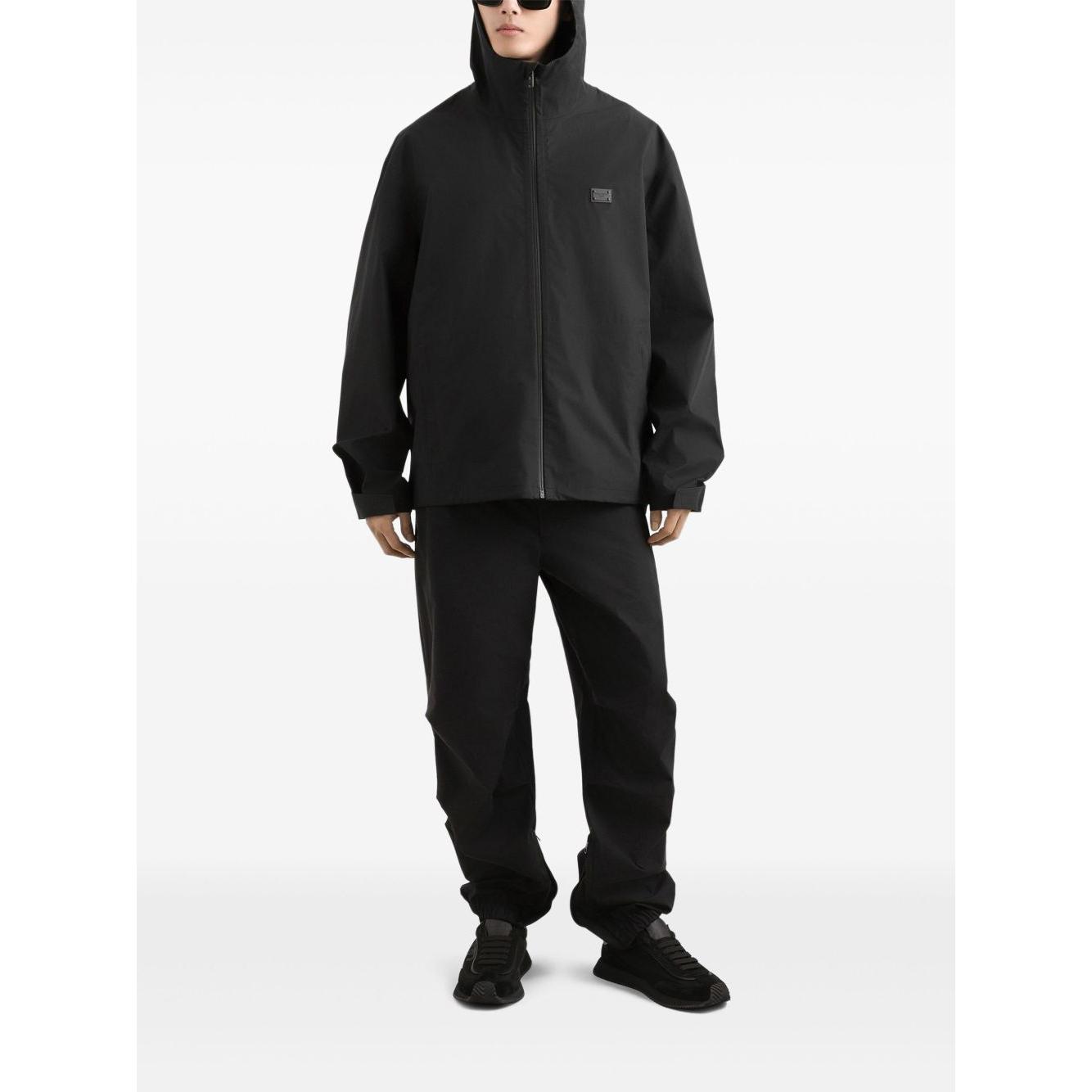 Dolce & Gabbana cotton hooded jacket Jackets Dolce & Gabbana White Smoke