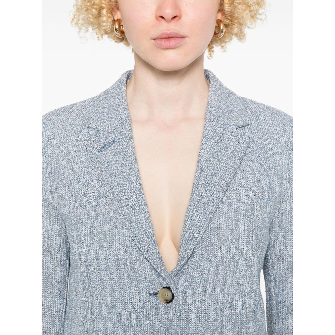 Harris Wharf London single-breasted blazer