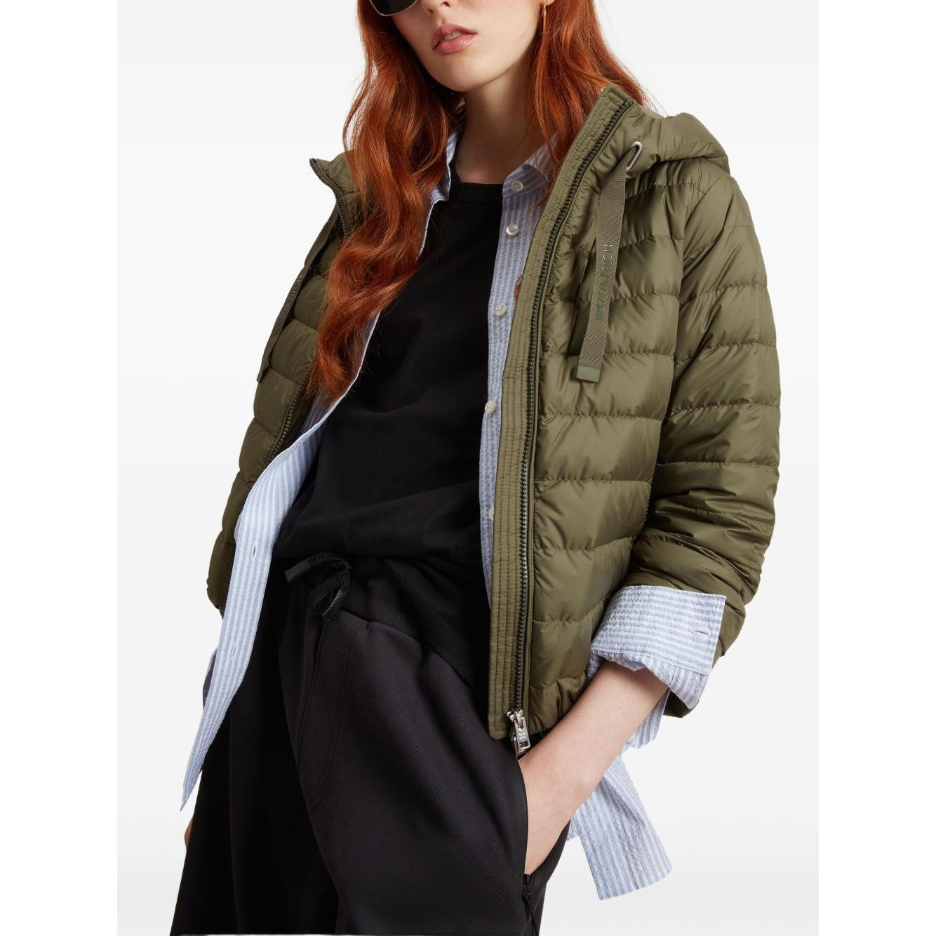 Woolrich Coats Green Jackets Woolrich White Smoke