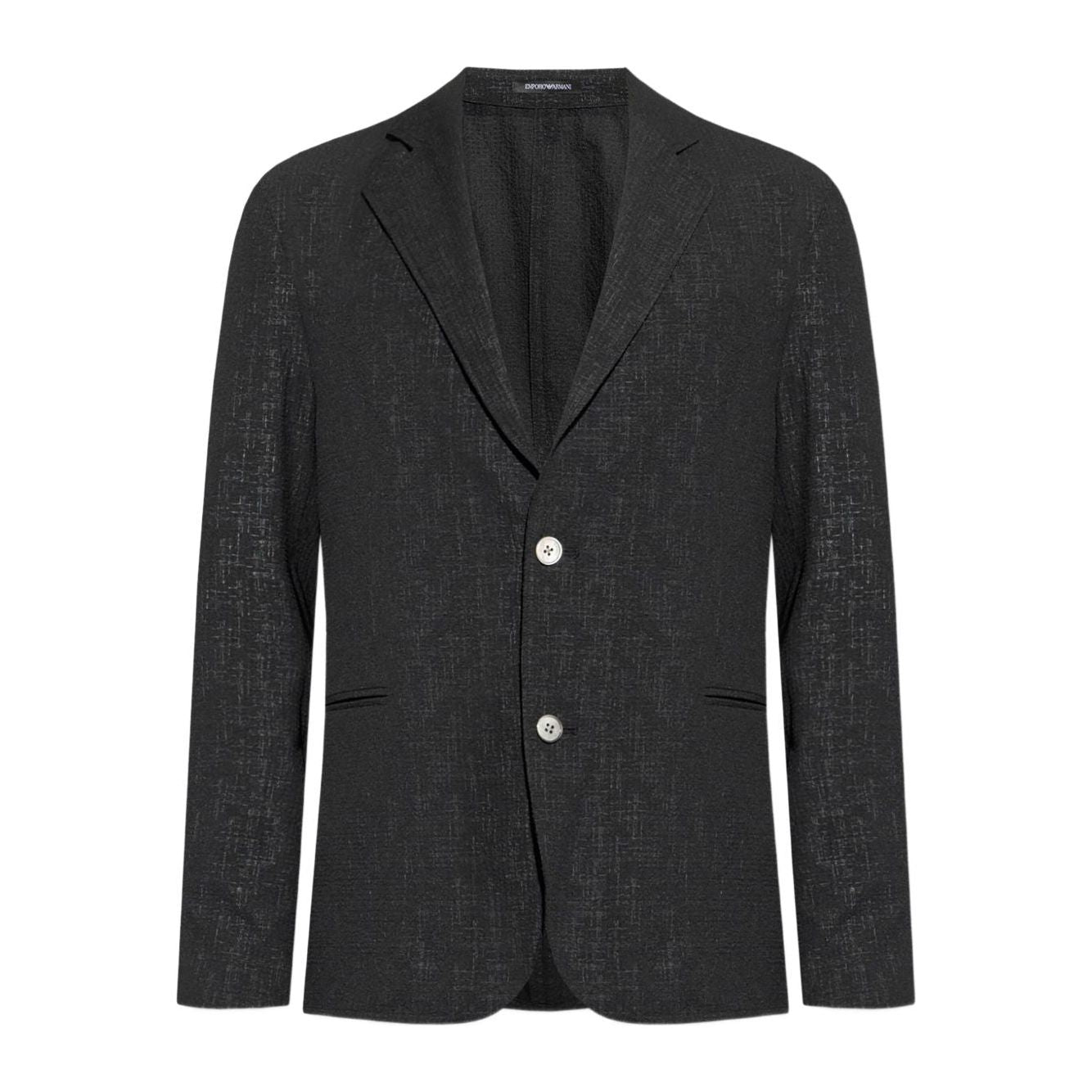 Emporio Armani Single breasted blazer Jackets Emporio Armani Dark Slate Gray