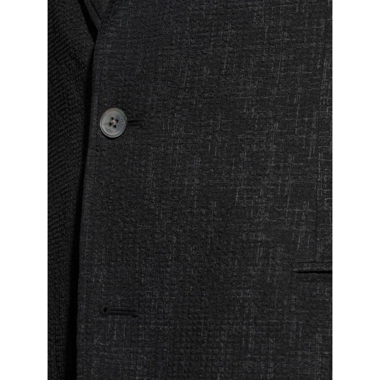 Emporio Armani Single breasted blazer Jackets Emporio Armani Black