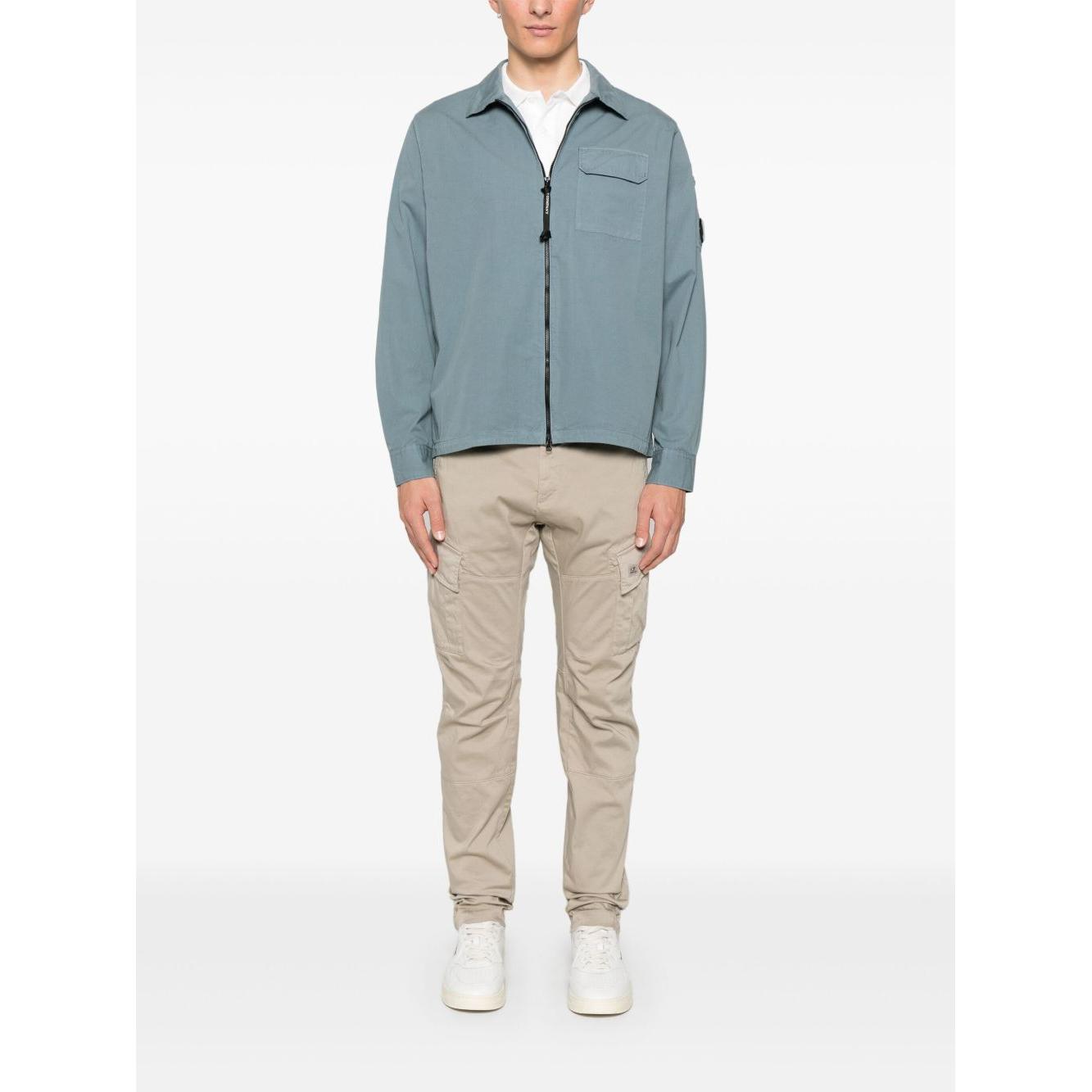 C.P. Company C.P.Company Coats Grey Jackets C.P. Company White Smoke