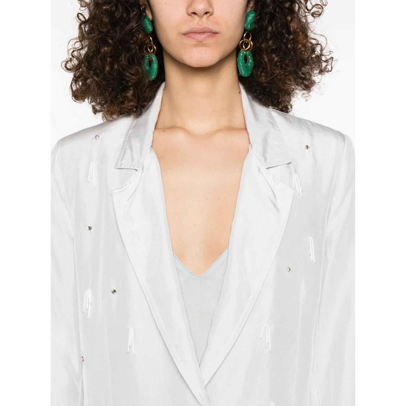 Forte Forte Jackets Light Grey Jackets Forte Forte Antique White