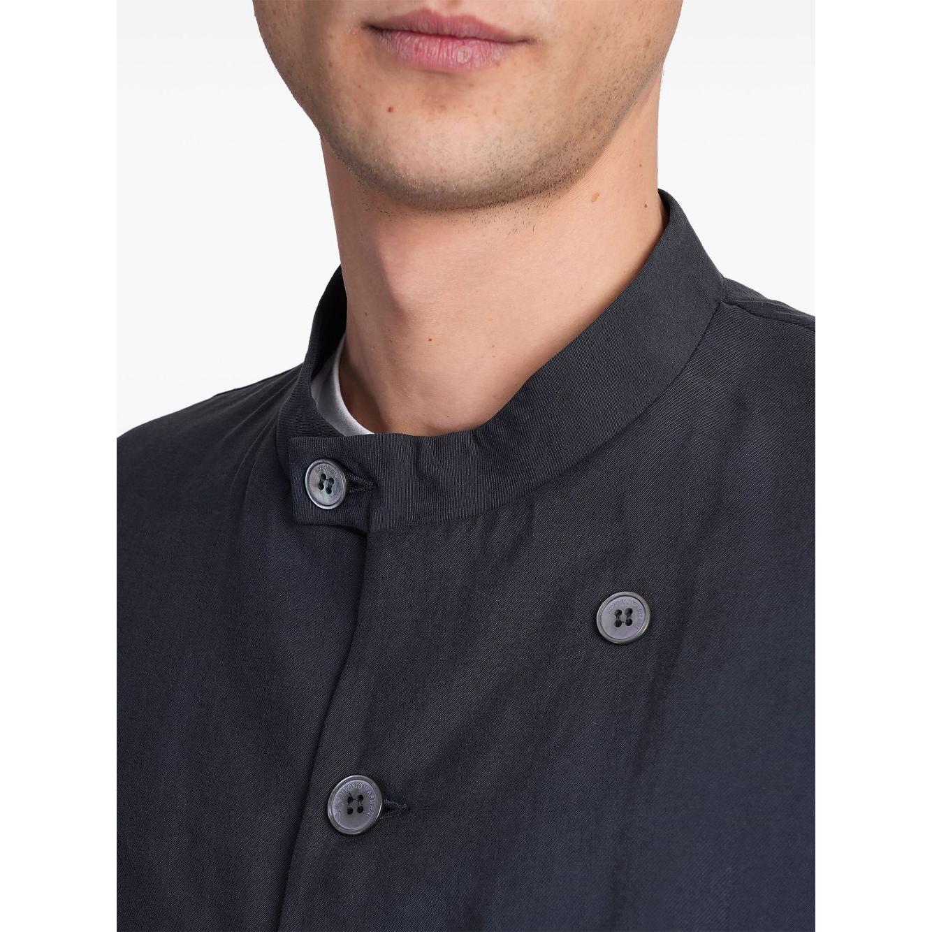 Emporio Armani Jackets Blue Jackets Emporio Armani Light Gray