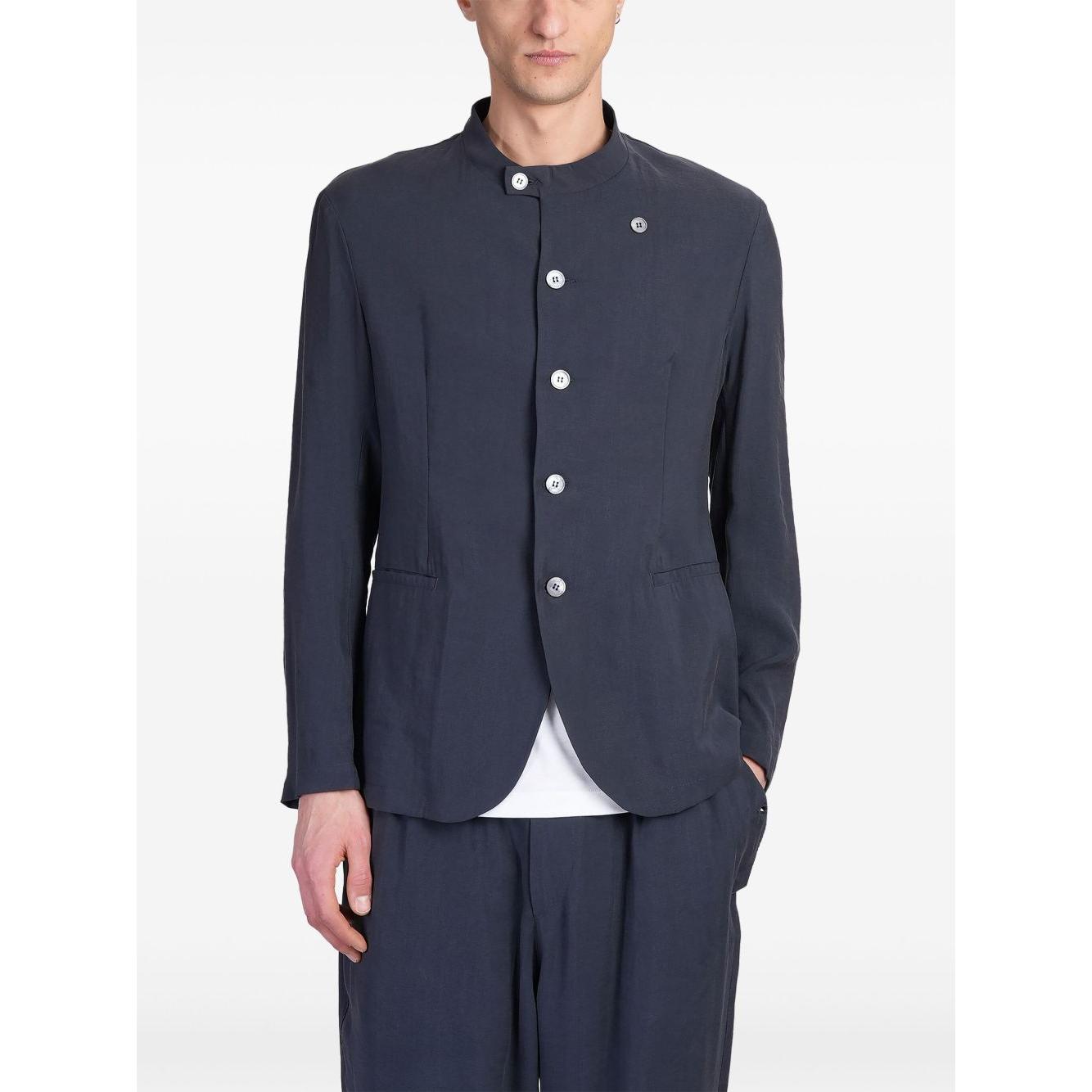 Emporio Armani Jackets Blue Jackets Emporio Armani Dark Slate Gray