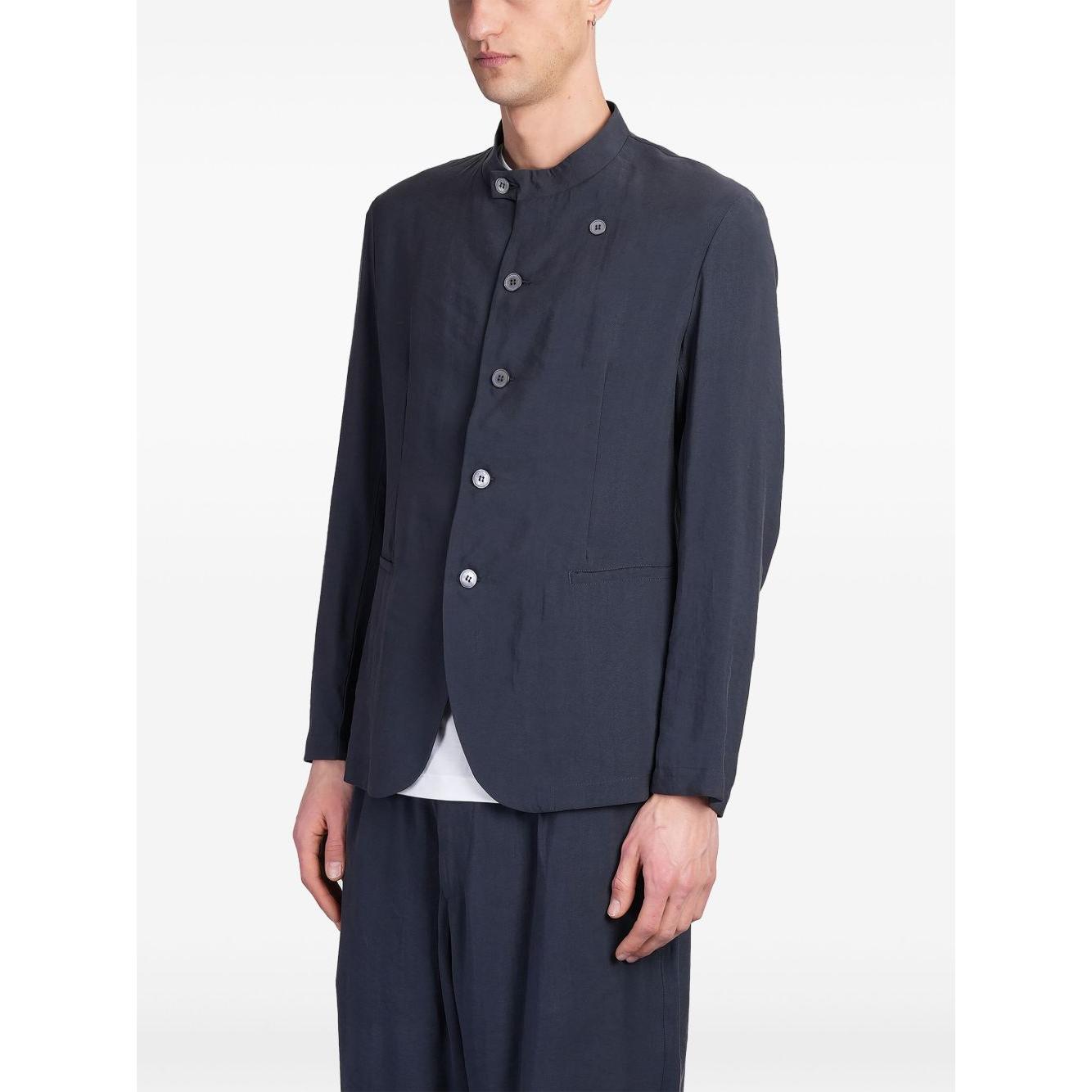 Emporio Armani Jackets Blue Jackets Emporio Armani Dark Slate Gray