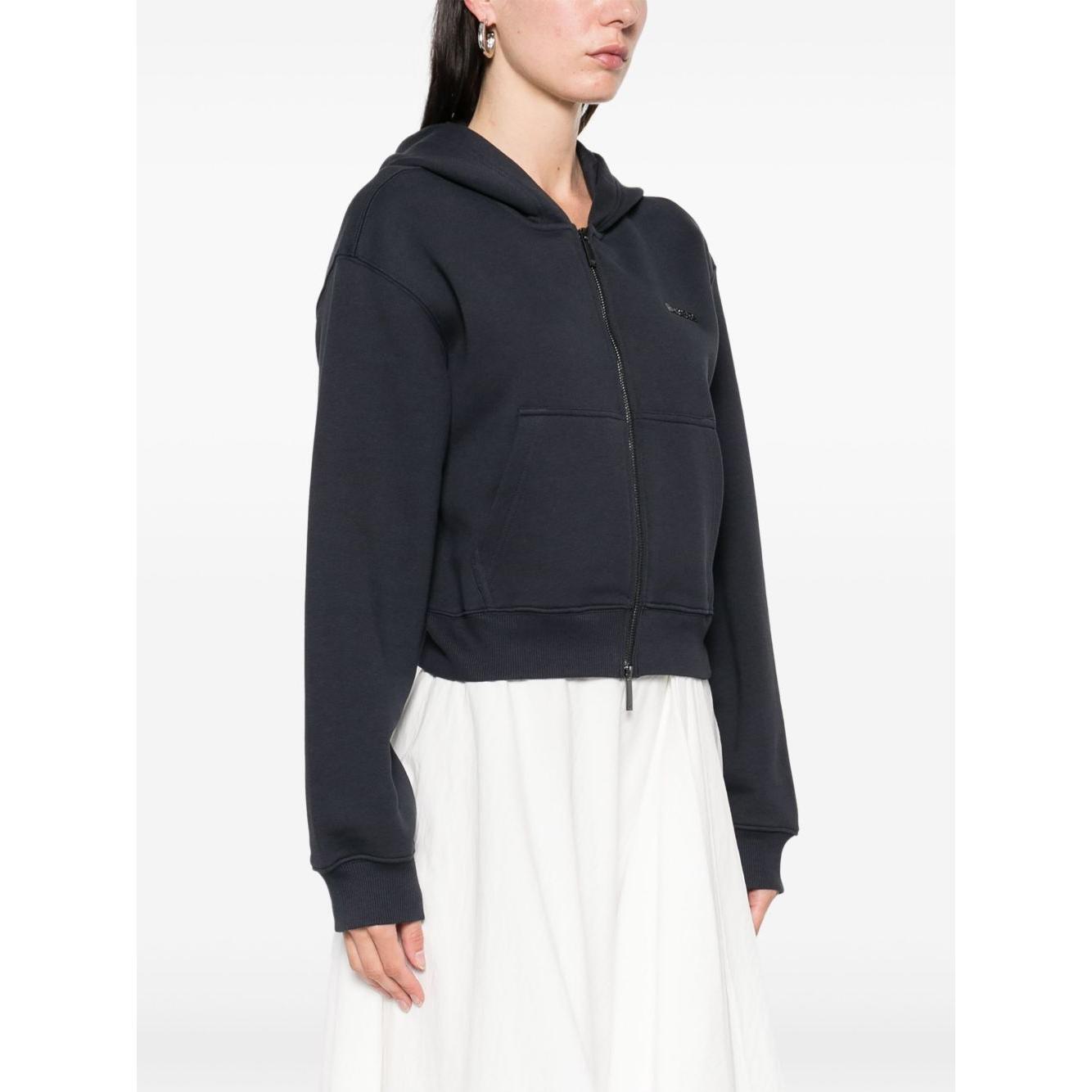 Emporio Armani Sweaters Blue Topwear