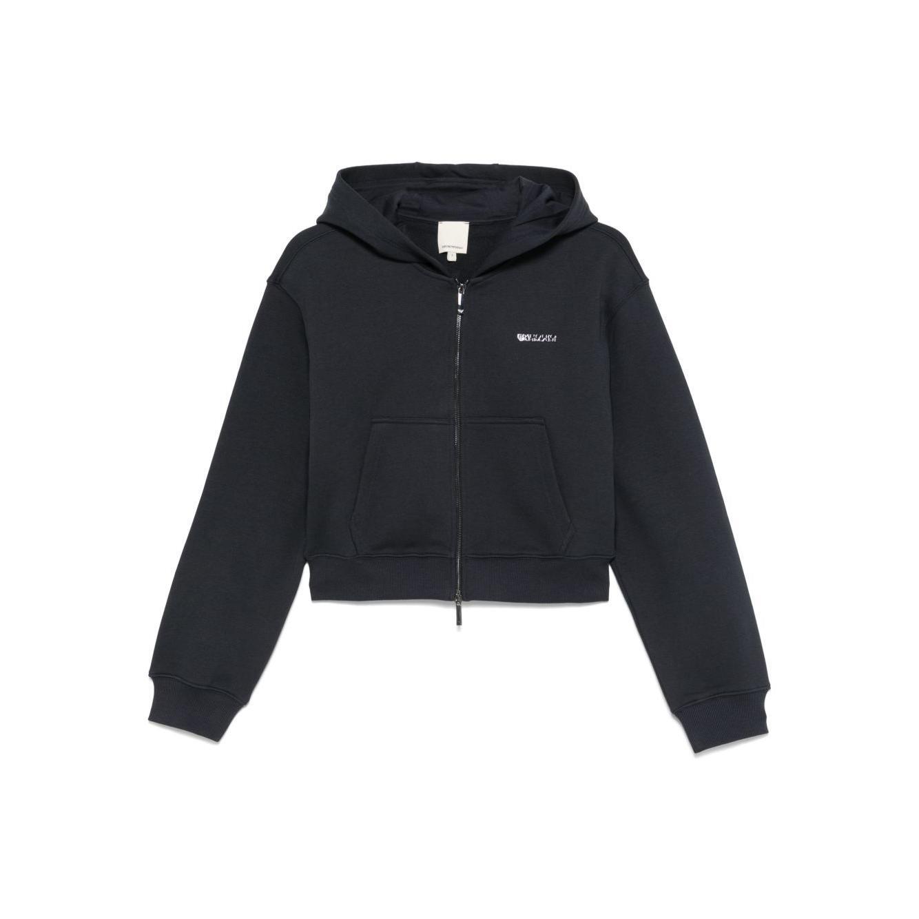 Emporio Armani Sweaters Blue Topwear