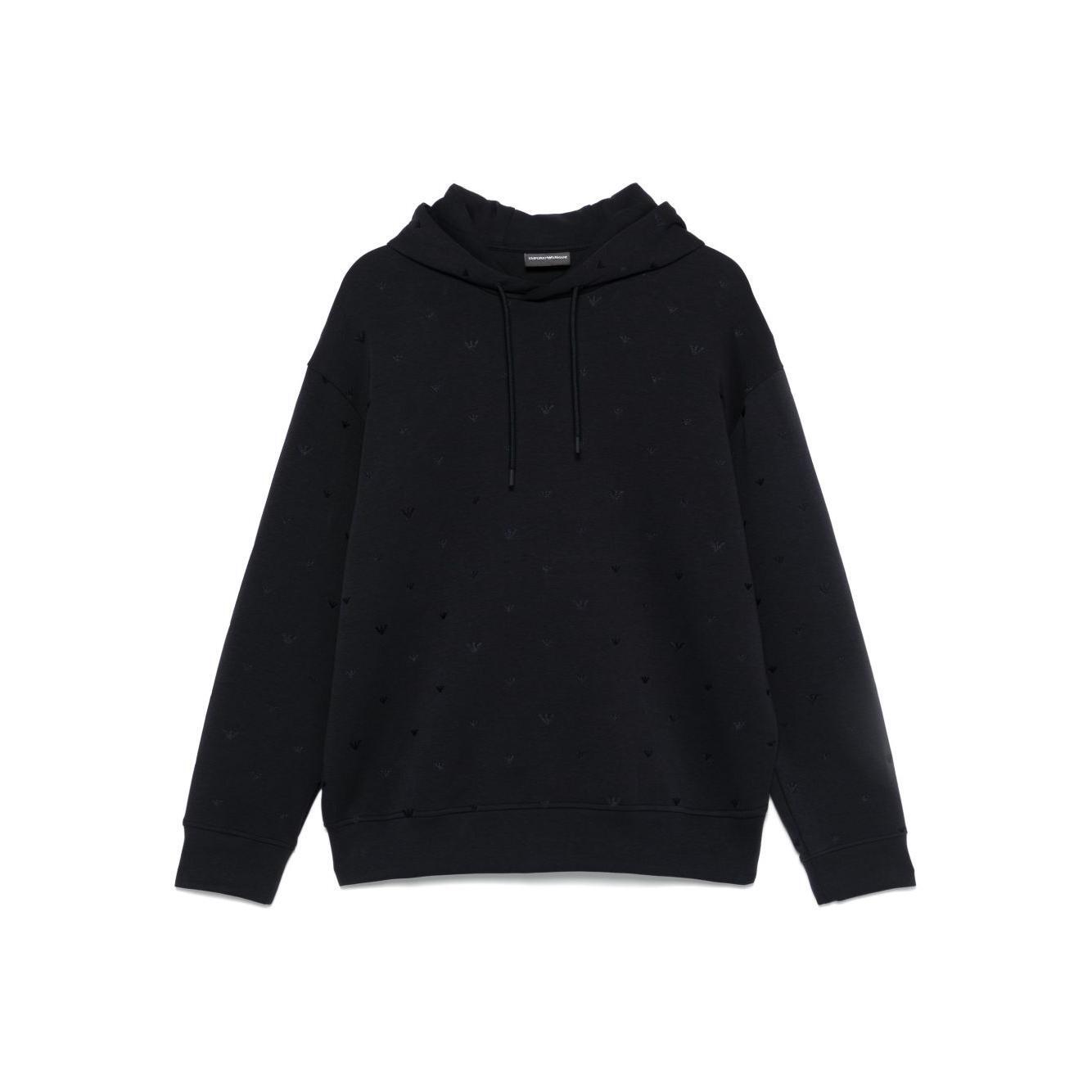 Emporio Armani Sweaters Blue Topwear