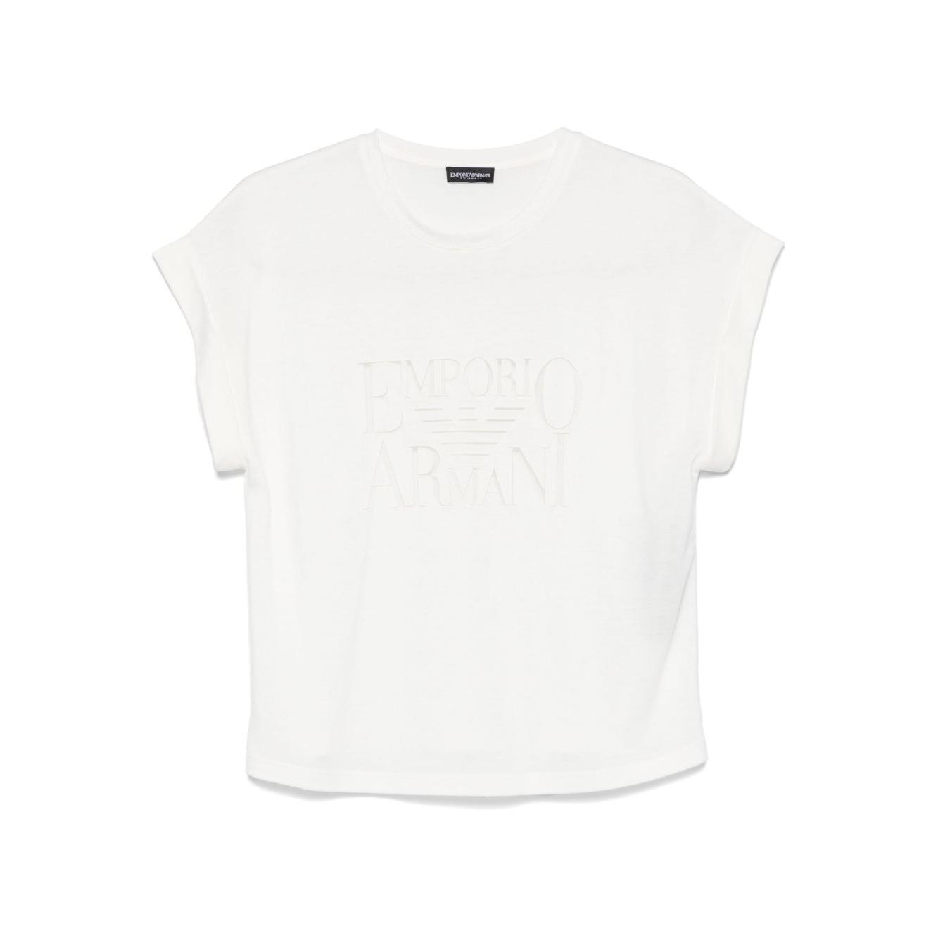 Emporio Armani T-shirts and Polos White Topwear