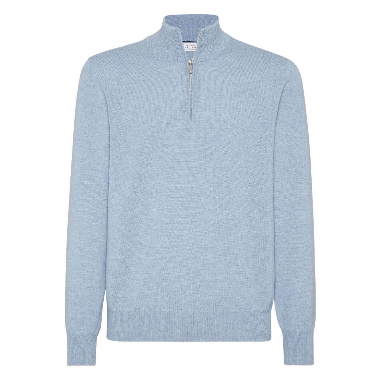 Brunello Cucinelli Sweaters Clear Blue M2200124CFF33-AI25