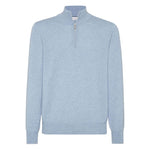 Brunello Cucinelli Sweaters Clear Blue M2200124CFF33-AI25