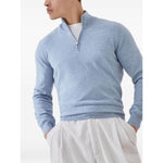 Brunello Cucinelli Sweaters Clear Blue M2200124CFF33-AI25