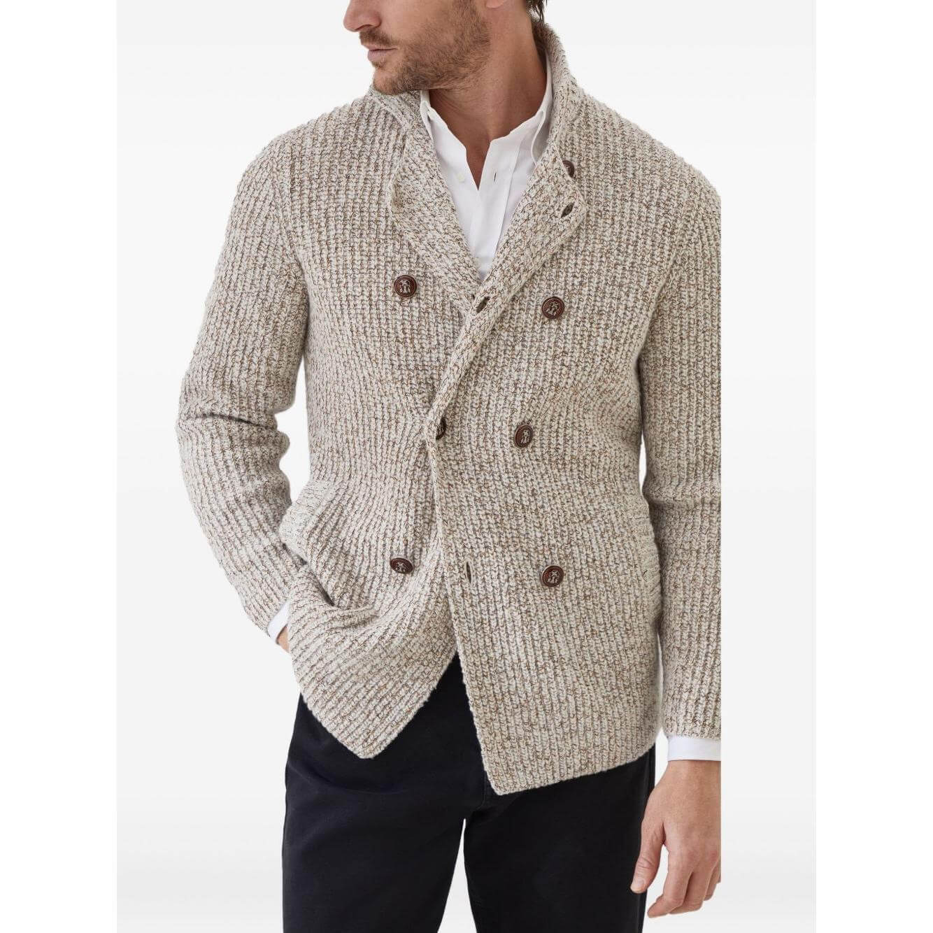 Brunello Cucinelli Jackets Beige MRI55501CHL05-AI25