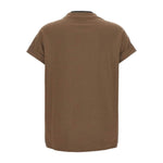 Brunello Cucinelli T-shirts and Polos Brown MPT18BD222C8705-AI25