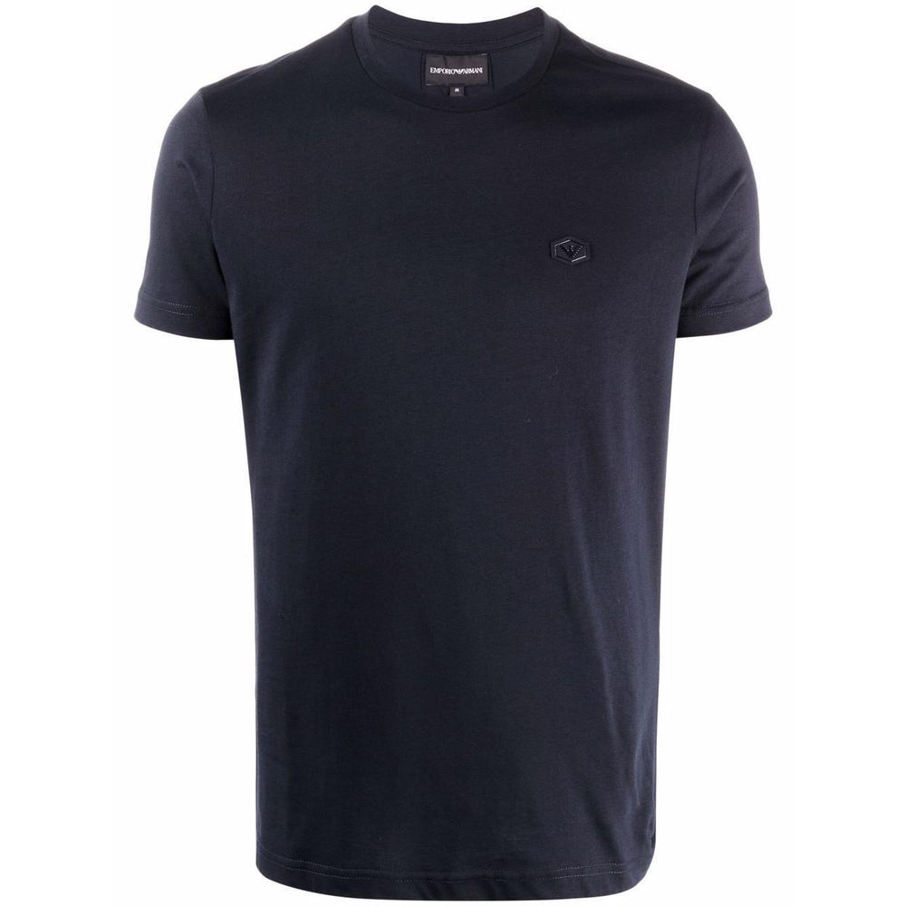 Emporio Armani T-shirts and Polos Blue Topwear