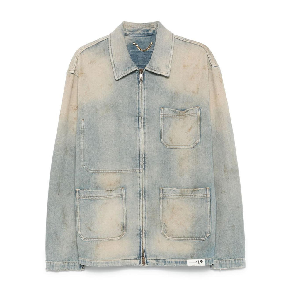 Golden Goose Coats Clear Blue Jackets
