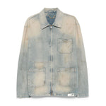 Golden Goose Coats Clear Blue Jackets