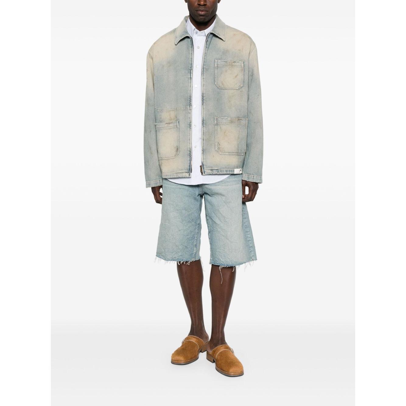 Golden Goose Coats Clear Blue Jackets