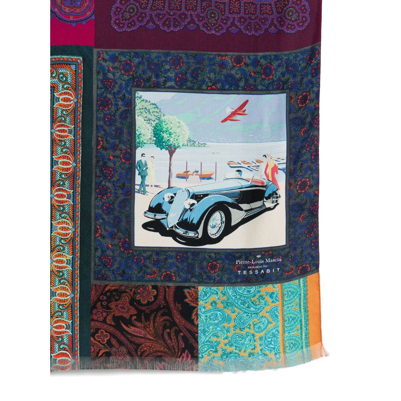 Pierre Louis Mascia silk printed scarf