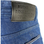 Aquascutum Blue Cotton Men Jeans AQ-7869-W30