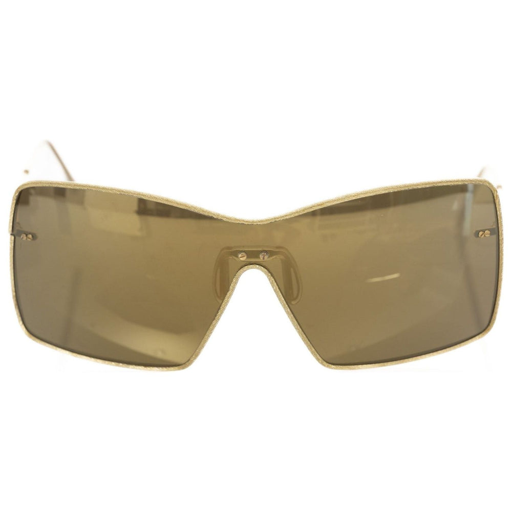 Frankie Morello Gold Metallic Sunglasses for Women FR-22092